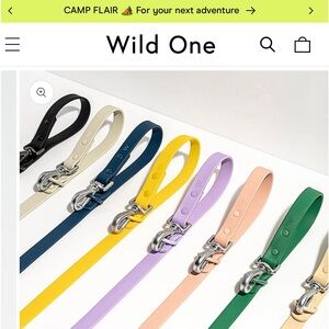 NEW WITHOUT TAGS Wild One Tan Small Leash